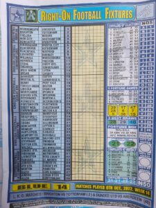 week 14 right on fixtures 2022 front page