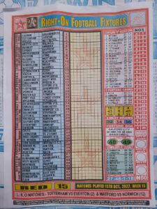 week 15 right on fixures 2022 front page