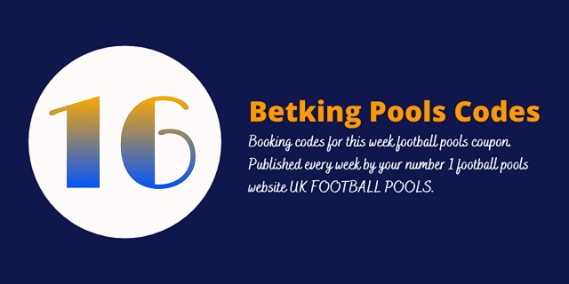 week 16 betking code 2022