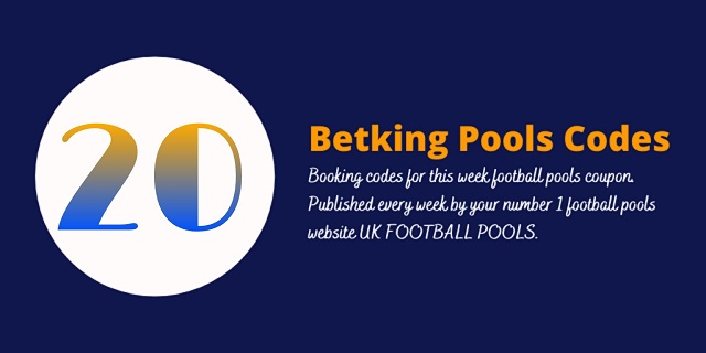 week 20 betking code 2022