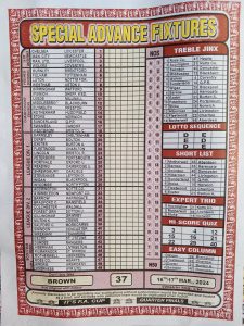 week 37 special advance fixtures 2024